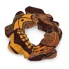 African Map Ethnic Pattern Chiffon Scrunchies for Women