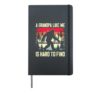 A Grandpa Like Me Is Hard to Find Sasquatch Bigfoot Men Hardcover Journal, Black