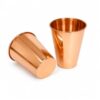 A HALLOWEEN STORE Pure Copper Drinking Water Glasses Set of 2, 13.5oz