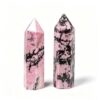 AHSGCBOP Amazing Gemstone Rhodonite Crystal Tower