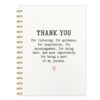 AICESE Thank You Gifts Journal for Women Men 5.5x8.3in