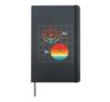 Aim Sharp Act Now Retro Business Motivational Hardcover Journal, Black