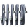 AINOPE USB A to USB C Cable 3.3+3.3+6.6+6.6+10FT 5 Pack Type C Charger