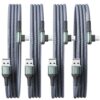 AINOPE USB A to USB C Cable 6.6+6.6+6.6+6.6FT 4 Pack Type C Charger