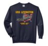 Aircraft Carrier USS Lexington CVS-16 Veteran Day Father Day Comfort Colors Adult Sweatshirt