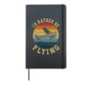 Airplane Pilot Vintage Retro I'D Rather Be Flying Hardcover Journal, Black