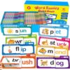 Aizweb Phonics Flash Cards,42 Word Family Build Books,Fun Kids Flip Books