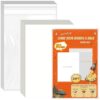AKONEGE 50 Pack Silver Age Comic Book Bags and Boards for Comic Storage