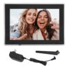 Akozon Digital Photo Frame Smart Calendar Planner 10.1 Inch LCD Touch (US