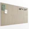 AkuDecor Large Felt Bulletin Board 48" x 24", Tan