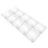 Alasum 10pcs Binder Photo Sleeves with 7-Hole Design and 4-Pocket Plastic Sheets for Reliable Protection and High Transparency, Universal Compatibility for Office and Postcard