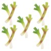 Alasum 10pcs Fake Scallion Models PVC Realistic Green Onion Decorations
