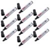 Alasum 10pcs Thick Tip Marker Jumbo Permanent Pen with Large Ink Capacity