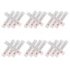 Alasum 30pcs Paper Card Glass Thermometer with Accurate Measurement, Dual Scale °c/°f, Compact Size for DIY Projects and Outdoor Use, for Students and Science Experiments