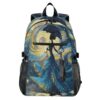 ALAZA Beautiful Woman Starry Night Backpack Travel Laptop Backpack Purse for Women Men Teens Girls School Bag College Bookbag Water Resistant Casual Daypack