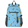 ALAZA Bee Blue Pattern Backpack Travel Laptop Backpack Purse for Women Men Teens Girls School Bag College Bookbag Water Resistant Casual Daypack 29