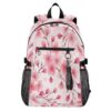 ALAZA Pink Cherry Blossoms Backpack Travel Laptop Backpack Purse for Women Men Teens Girls School Bag College Bookbag Water Resistant Casual Daypack 8
