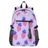 ALAZA Strawberry Purple Backpack Travel Laptop Backpack Purse for Women Men Teens Girls School Bag College Bookbag Water Resistant Casual Daypack