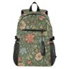 ALAZA William Morris Prints Backpack Travel Laptop Backpack Purse for Women Men Teens Girls School Bag College Bookbag Water Resistant Casual Daypack
