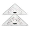 ALFYRCFT Chart Drawing Triangle Ruler Protractor for Navigation Plotting