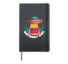 Alien 20th Birthday Girl Party UFO Space Galaxy Traveler Hardcover Journal, Black