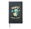 Alien Lost on Earth Oops Wrong Planet Area 51 Hardcover Journal, Black