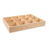 Alipis -compartment Wood Drawer Organizer Box for Socks and Underwear Storage with Flexible, Sturdy Design Space-efficient Clothing Divider for Closet and Dresser Organization