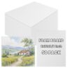 ALISWAT 50 Pack Foam Boards, 8x10x1/8" Foam Core Board for Projects