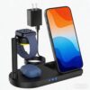 All-in-One 3-in-1 Wireless Charging Station for Apple Devices - Compatible with iPhone 12-16/Apple Watch 2-Ultra & AirPods