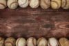 Allaofo 10x10FT Vintage Baseball Backdrop Old Baseball Border Rustic Wood Photography Background Sports Birthday Party Decorations Photo Booth Props