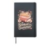 All Booked For Summer Hardcover Journal, Black