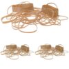 Alliance Advantage Latex Rubber Band, No 33, 3-1/2 L x 1/8 W in, 1/4 lb Box, Natural (Pack of 3)