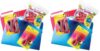 Alliance Rubber 07800 Non-Latex Brites File Bands, Colored Elastic Bands, 50 Count (Pack of 2) (7" x 1/8", Assorted Bright Colors in Resealable Bag),Blue/Orange/Pink