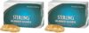 Alliance Rubber 24325 Sterling Rubber Bands Size #32, 1 lb Box Contains Approx. 950 Bands (3" x 1/8", Natural Crepe) Beige (Pack of 2)