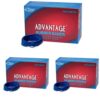 Alliance Rubber 44325 Sterling Rubber Bands Size #32, 1 lb Box Contains Approx. 950 Bands (3" x 1/8", Blue) (Pack of 3)