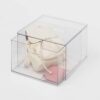 All Purpose Single Drawer Clear Storage Organizer, Slide‑Out Plastic Drawer for Closet, Countertop & Home Office
