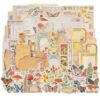 allydrew Botanical Nature Scrapbooking Supplies Kit, Vintage Ephemera and Sticker Set for Junk Journaling, Card Making, and DIY Crafts (200pcs)