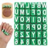 Alphabet Stamps for Clay Pottery, Mini Uppercase Alphabet and Numbers