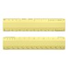 Alumicolor Architect 6 inch Ruler Scale w/ 4 Bevel Design for Drawing, Drafting & Engineering, Calibrations Divided by (1/8, 1/4), (1/2, 1), (3/8, 3/4), (3, 11/2), Gold