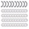Aluminium Foil Covers For Food Foil Food Covers 50 Pack Reusable Stretch