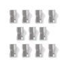 Aluminum Alloy Single Hole Pencil Sharpeners Pack of 30