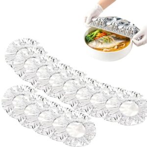 Aluminum Foil Insulation Pouches, 30/50 Pack Thermal Food Wrap Bags