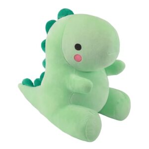 Alwoligag 10.8 Inch Cute Green Dinosaur Plush Toy - Soft Stuffed Animal Gift