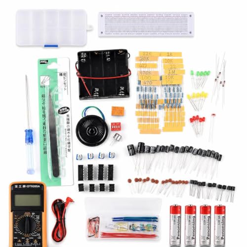 Amagogo Electronic Circuit Training Kit with 555 Timer IC for Educational Use for Beginners Learning Electronics Fundamentals and Hands On Circuit Building and Experimentation, Style to 2
