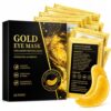 Amavheaf 24K Gold Collagen Hydrogel Under Eye Patches，30Strips/3Box