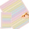 AmazingSpark 200 Sheets Raised Line Handwriting Paper, Pink, 8.5" x 11"