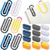 AmazingSpark 48 Pcs Back to School Teacher Gifts Jumbo Acrylic Paper Clips Sunday Appreciation Day Operation Paperclip Bookmark Book Lovers Office Classroom Supplies (Mixed Style)