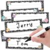 AmazingSpark 72 Pcs Name Tags for Classroom Desks, 9x3 in, 6 Styles