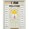 AmazingSpark Pencil Classroom Door Decor Back to School Cutouts Bulletin Board Decorations Sets Welcome Sign Door Decor for First Day of Kindergarten Preschool Classroom Decorations