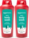 Amazon Basics Men's Body Wash, Sport Scent, Paraben and Phthalate Free, Refreshing Shower Gel, 18 Fluid Ounce (Pack of 2)